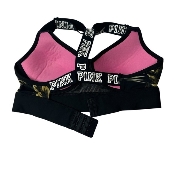 Victoria’s Secret Pink racerback strap bra size Small ultimate push-up leaves - Picture 5 of 12